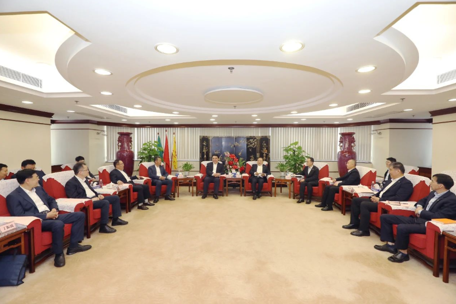 Man Shengang Visits Nam Kwong Group in Macau for Exchange