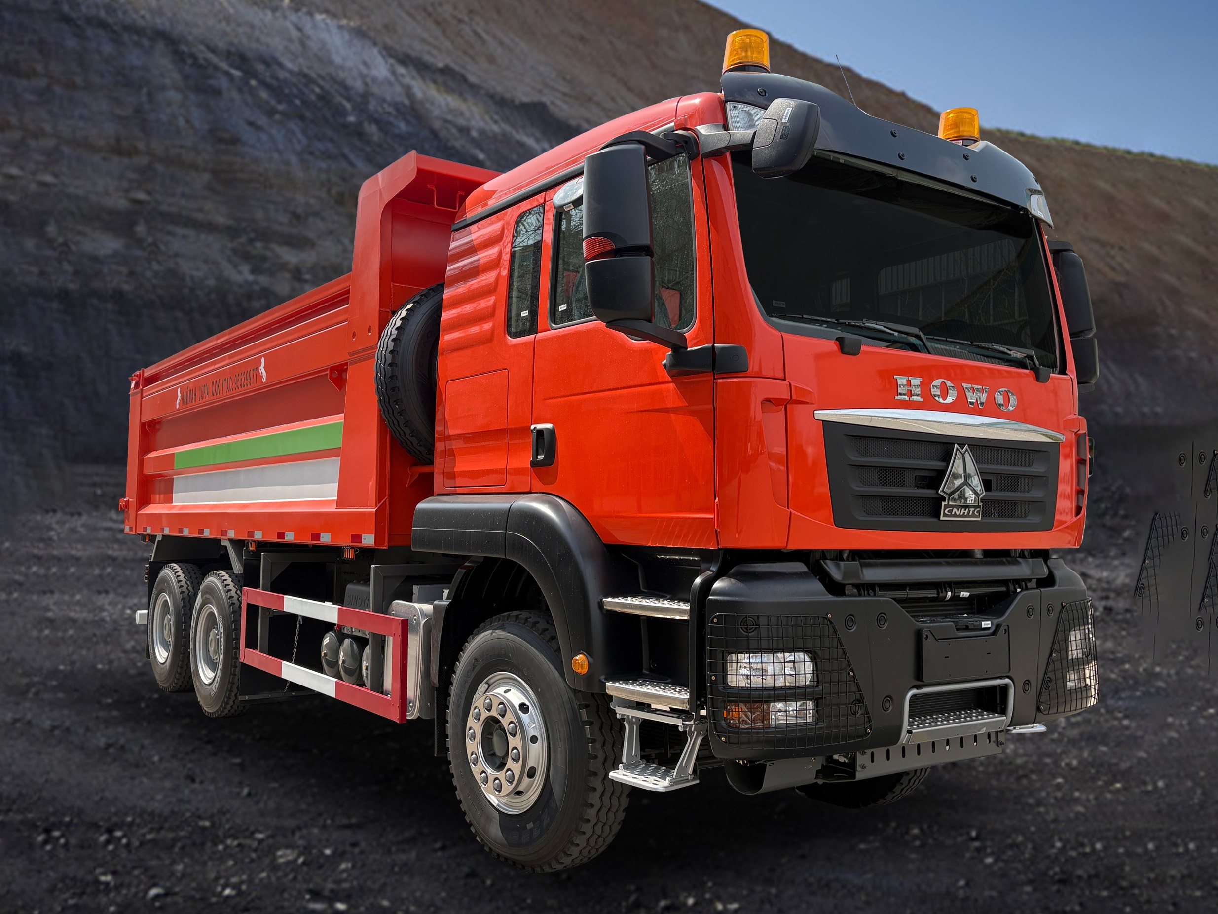 重汽五岳自卸车海外版